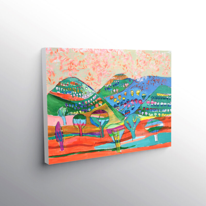 Colorful Landscape Print by Rana Samara