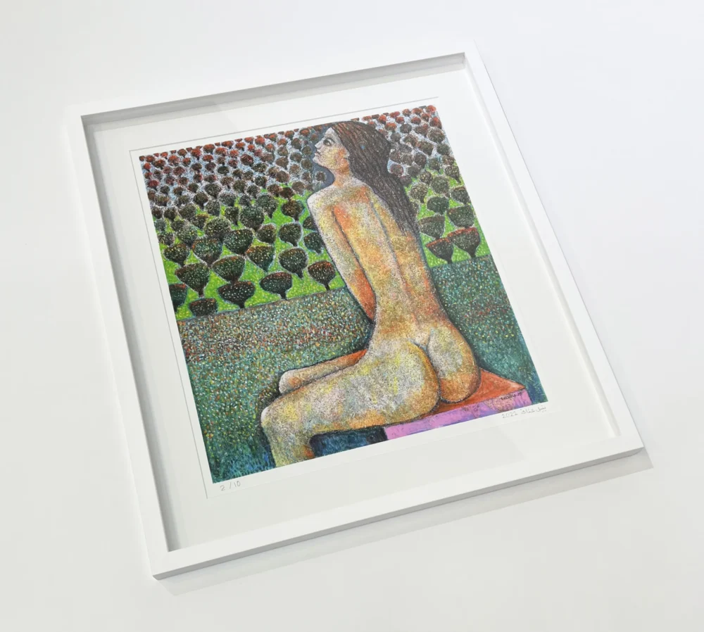 Naked Woman by Nabil Anani - Limited Edition Print