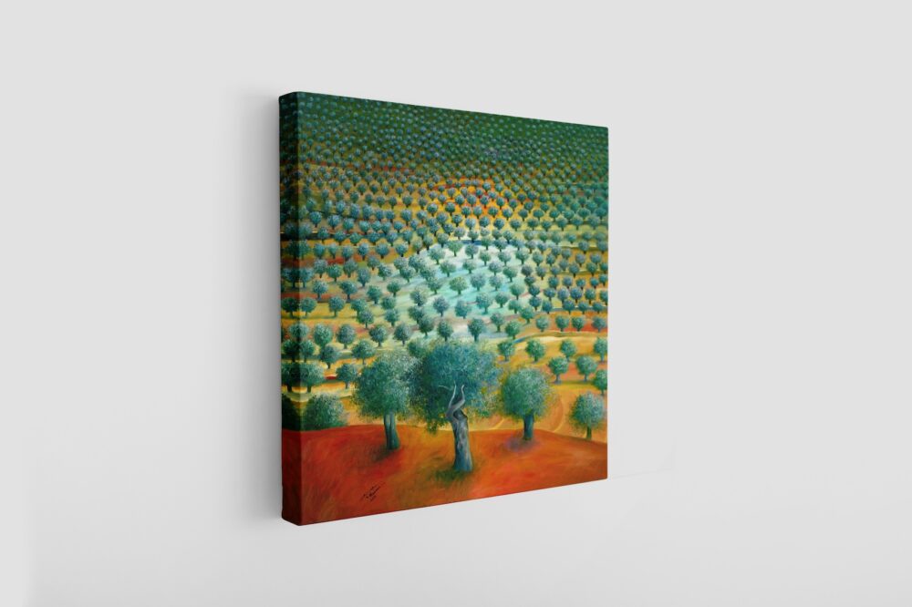 OLIVE TREE GROVE BY SLIMAN MANSOUR