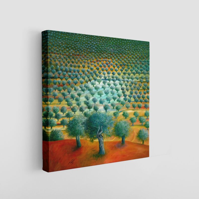 OLIVE TREE GROVE BY SLIMAN MANSOUR