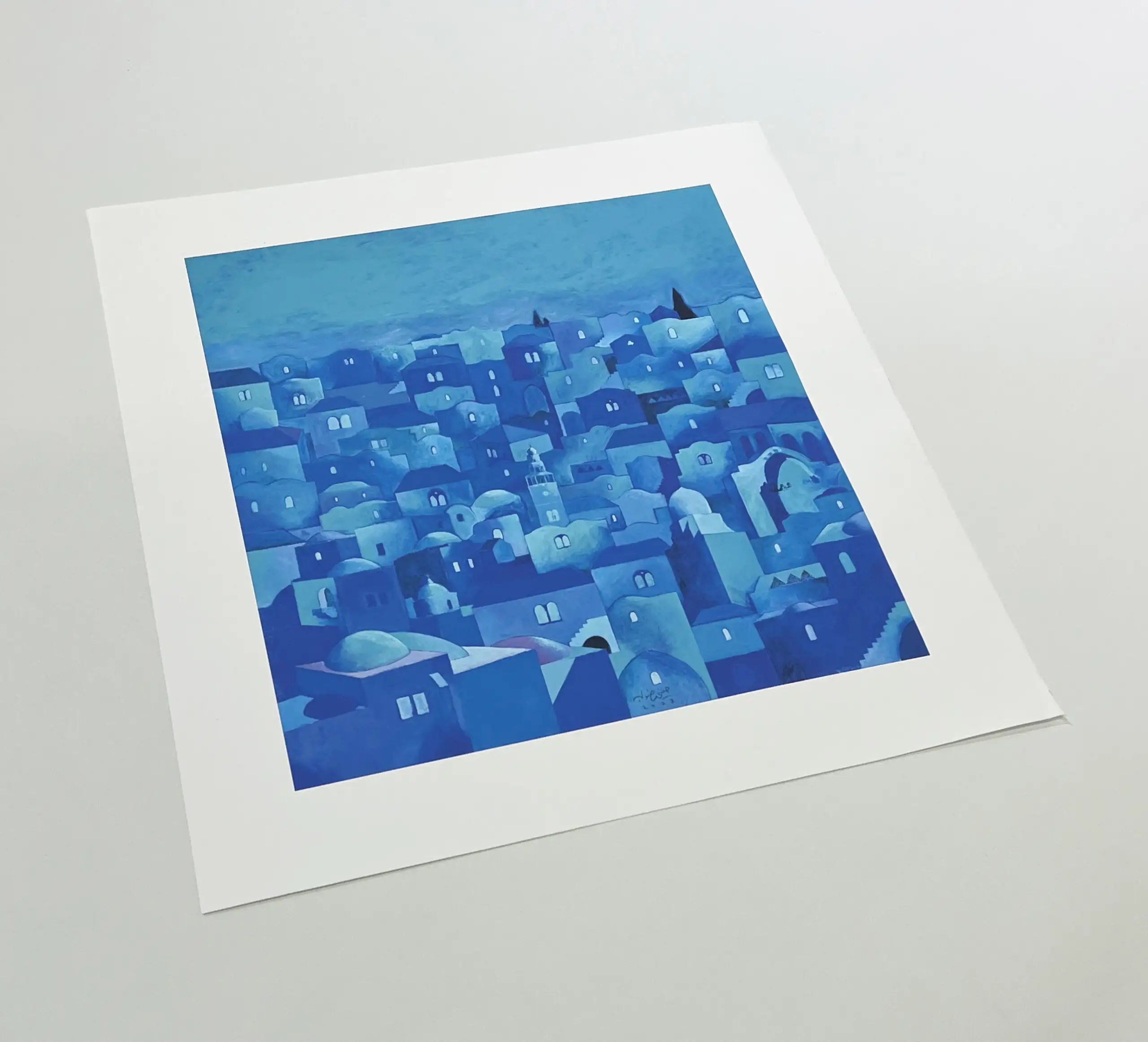 Jerusalem Cityscape Canvas Print - Palestinian Wall Art