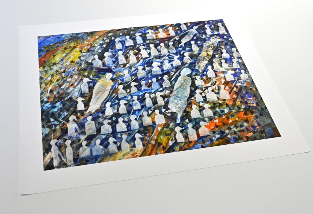 Shoreless Sea No.38 by-Tayseer Barakat - Art Canvas Print