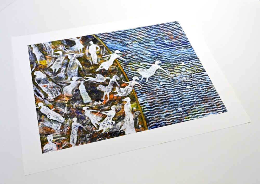 Shoreless Sea No.40 by Tayseer Barakat – Art Canvas Printing