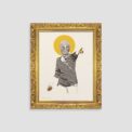 Saint-Girl-1-Frame - Silkscreen Print Art Work by Bashar Alhroub