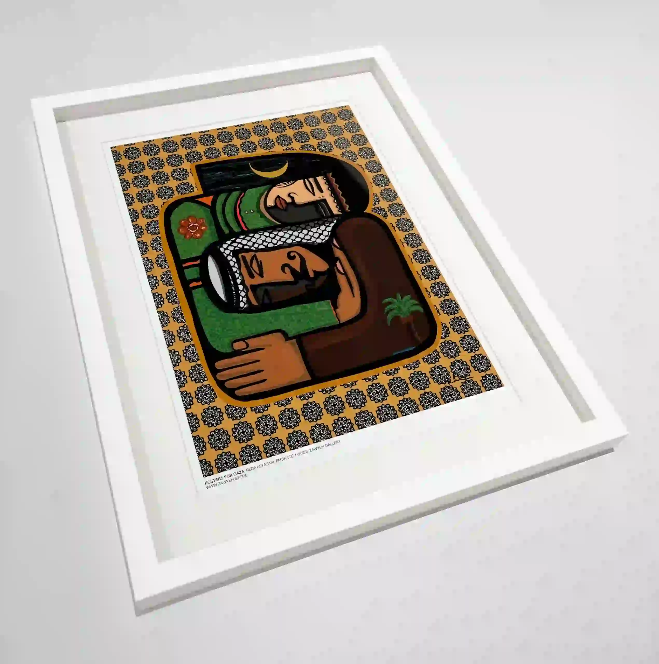 Embrace by Reda Alyasari framed