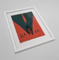Gaza by Fuad Alyamani framed