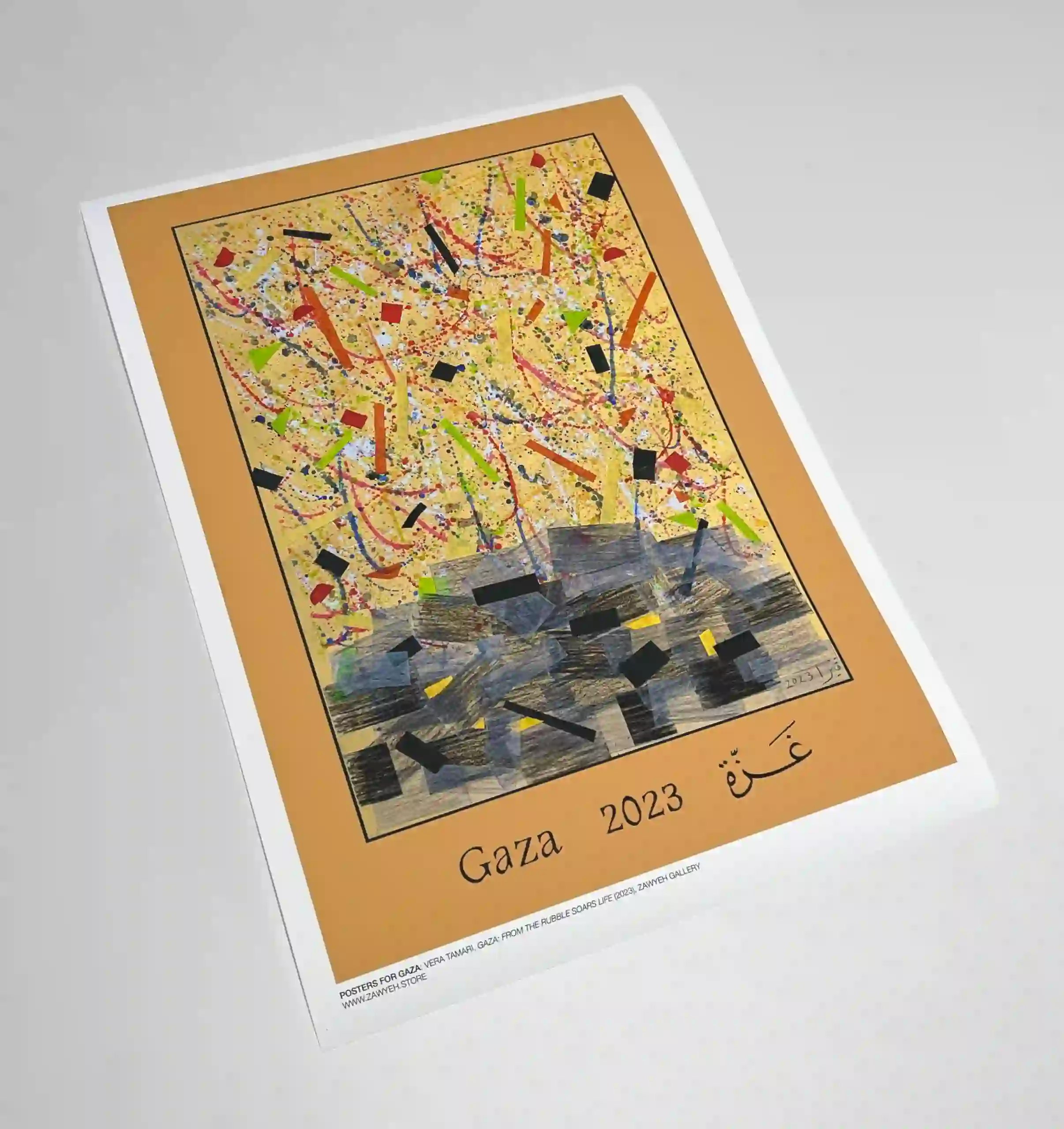 Gaza: from the rubble soars life by Vera Tamari unframed