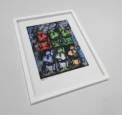 Moqawem Qadem by Rana Samara - Posters for Gaza framed