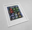 Moqawem Qadem by Rana Samara - Posters for Gaza framed