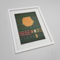 Not Numbers by Yazan Abu Salameh framed