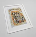 Stop the Genocide by Nabil Anani framed