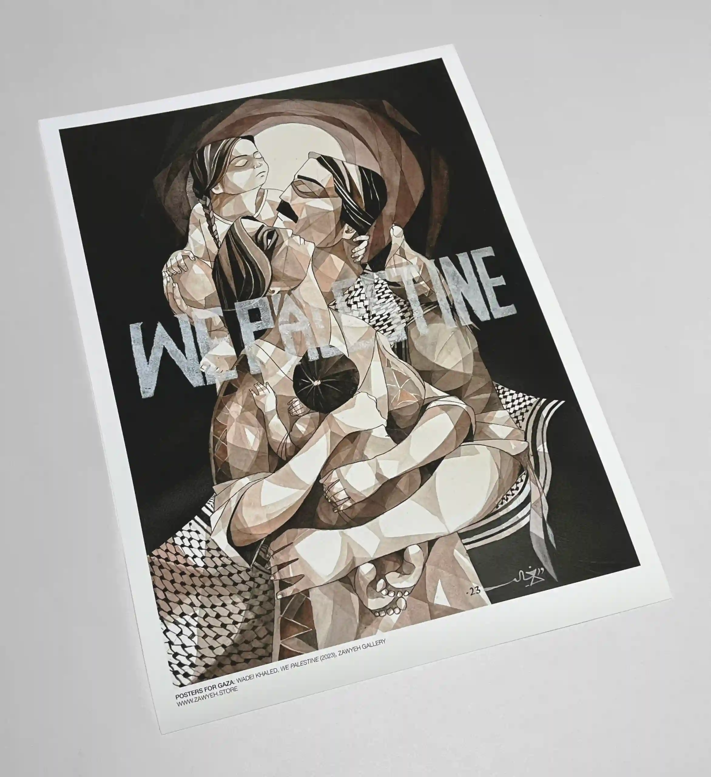 We Palestine by Wadei Khaled unframed
