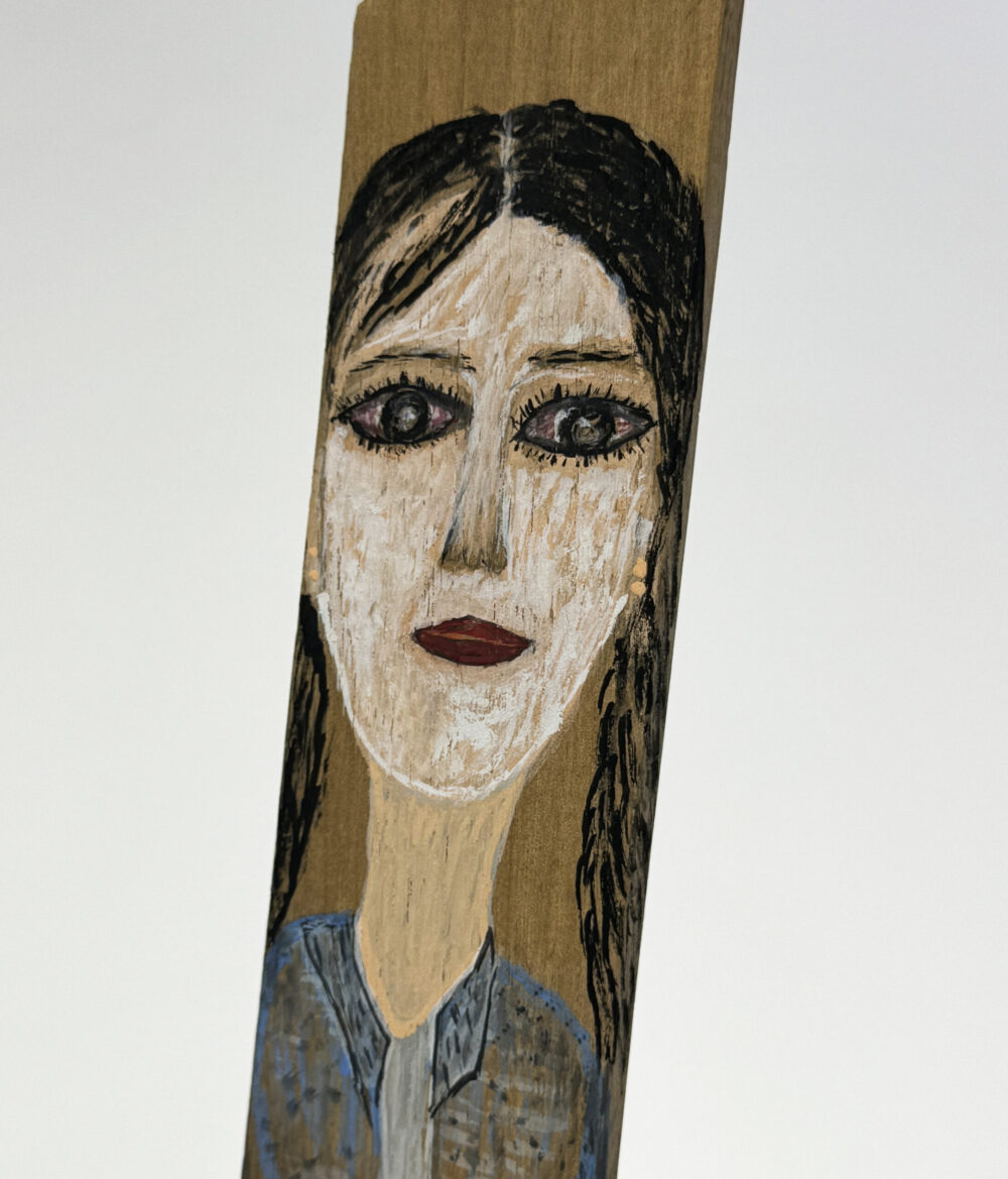 Portrait No.10 by Nihat Usta - Mixed Media