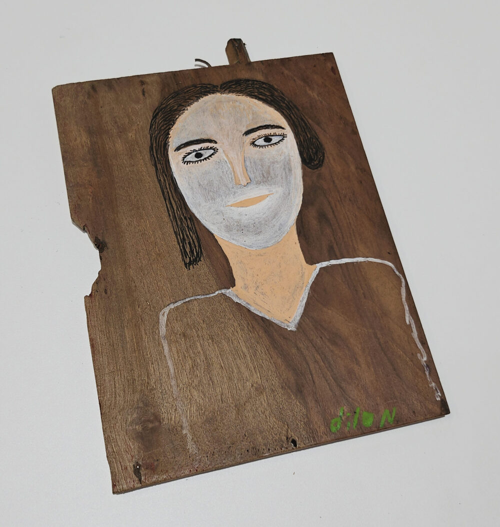 Portrait No.21 by Nihat Usta - Mixed Media