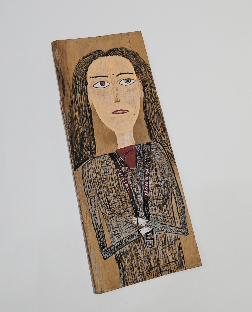 Portrait No.28 by Nihat Usta - Mixed Media