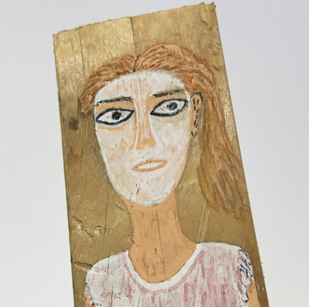 Portrait No.32 by Nihat Usta - Mixed Media