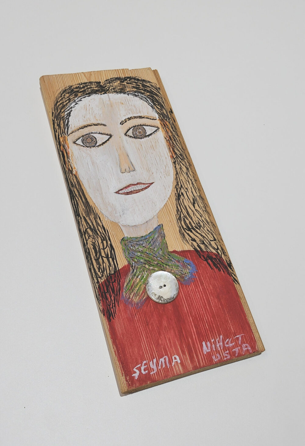 Portrait No.40 by Nihat Usta - Mixed Media