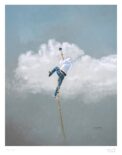 Musician in the Clouds by Khaled Hourani - Limited Edition Print