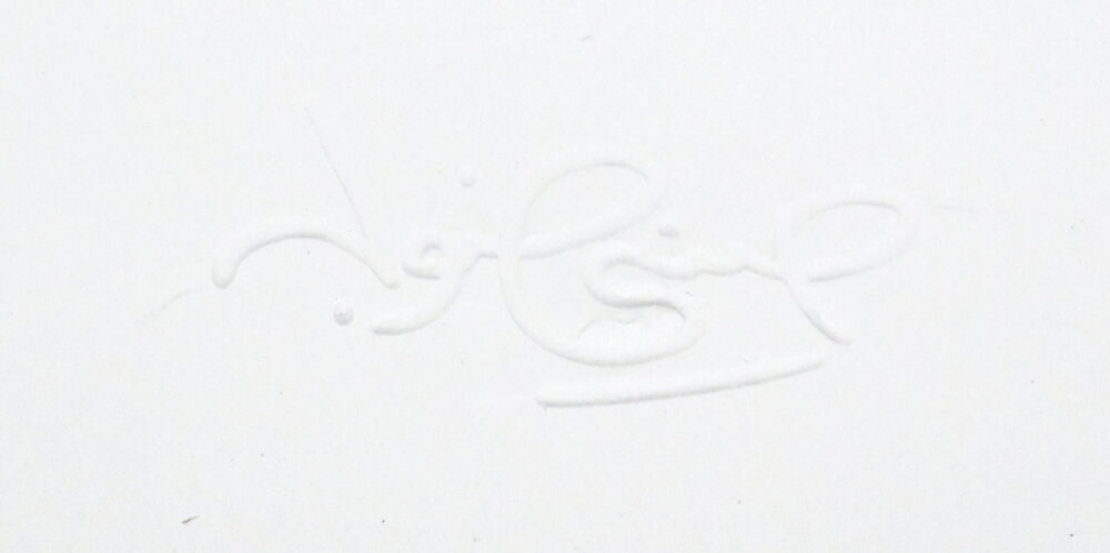 Hosni radwan embossed signature - Jerusalem Homes Art Print by Hosni Radwan Sacred Homes