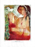 The Beloved by Ismail Shammout - Rare Print - Image 2