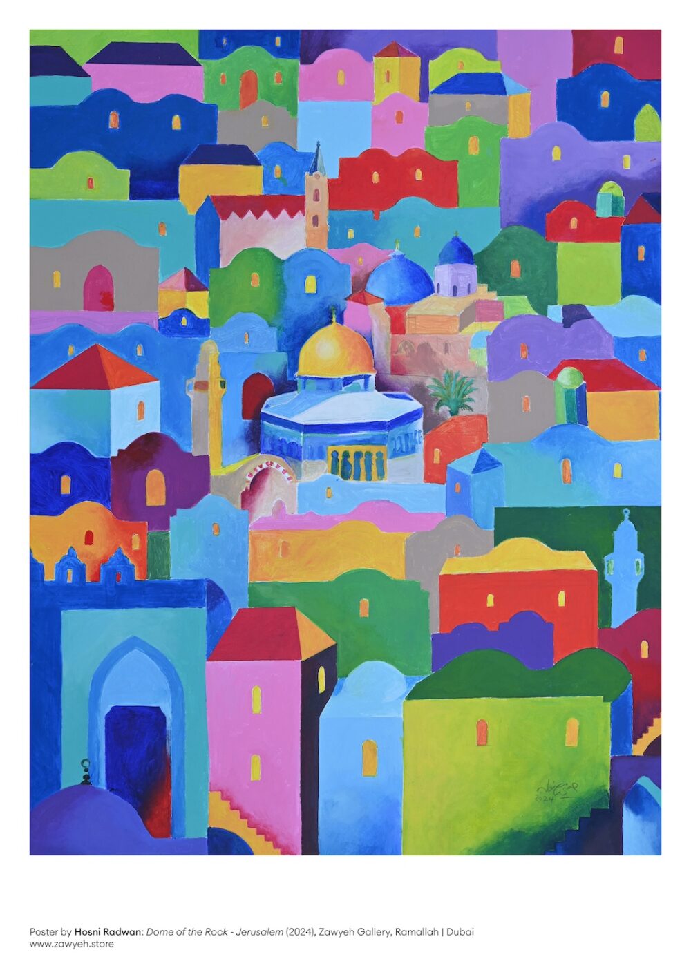 Dome of the Rock Jerusalem Poster