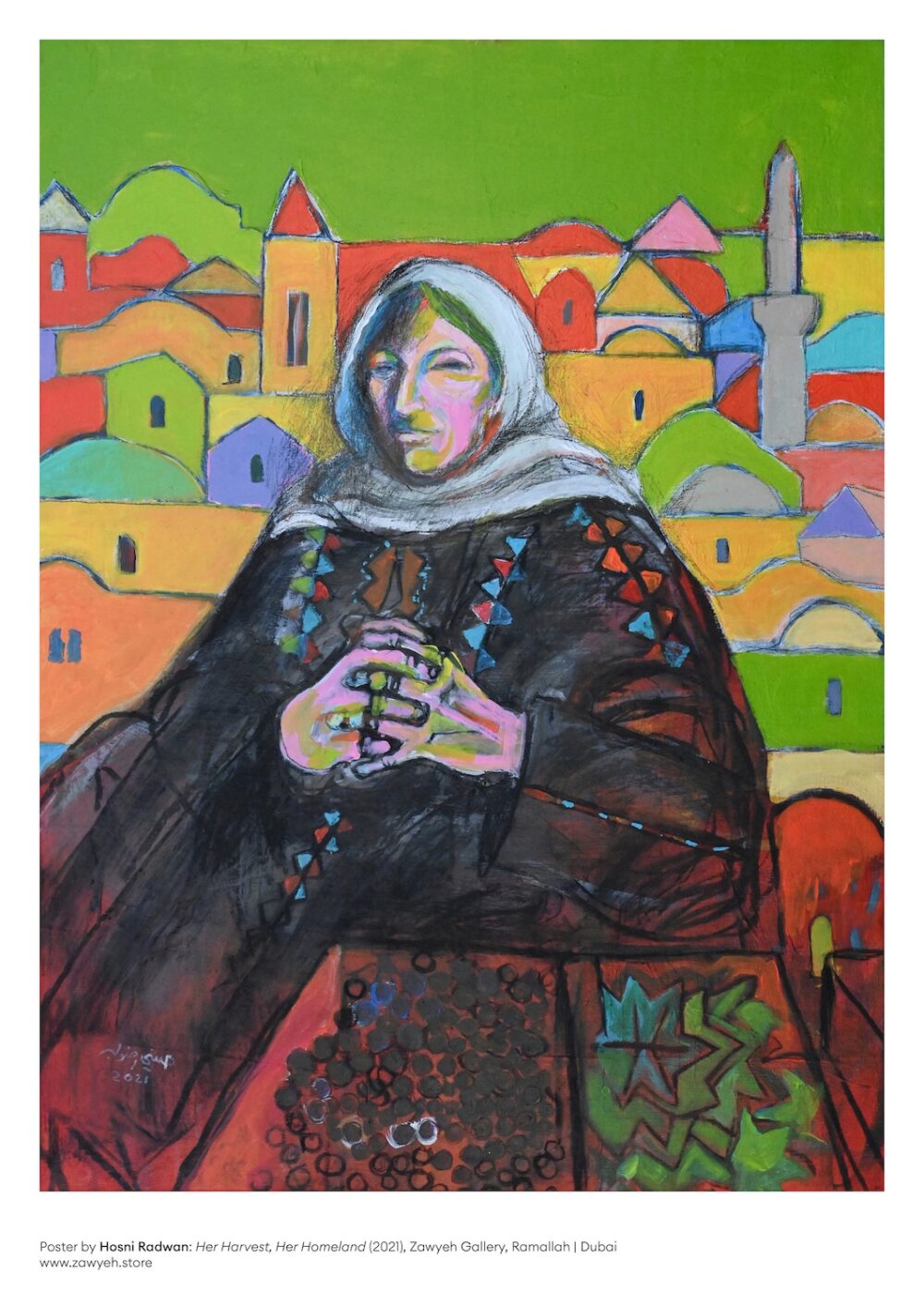 Her Harvest Her Homeland Hosni Radwan A3 poster