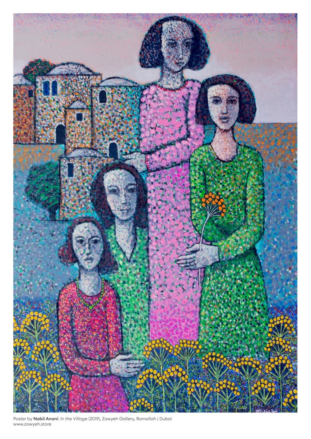 In the Village - A3 poster Nabil Anani