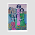 Palestinian Village Nabil Anani A3 Art Print