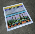 Lartoun Village Landscape by Nabil Anani – Canvas Art Print