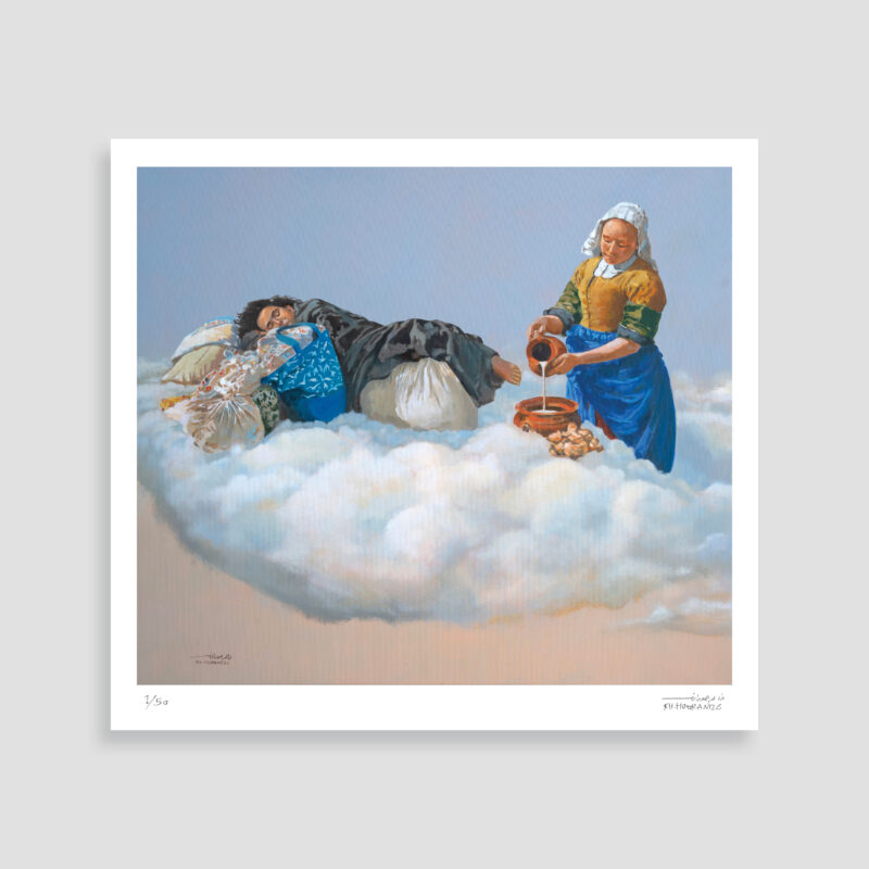 The Sky and the Morning Star by Khaled Hourani - Limited Edition Print